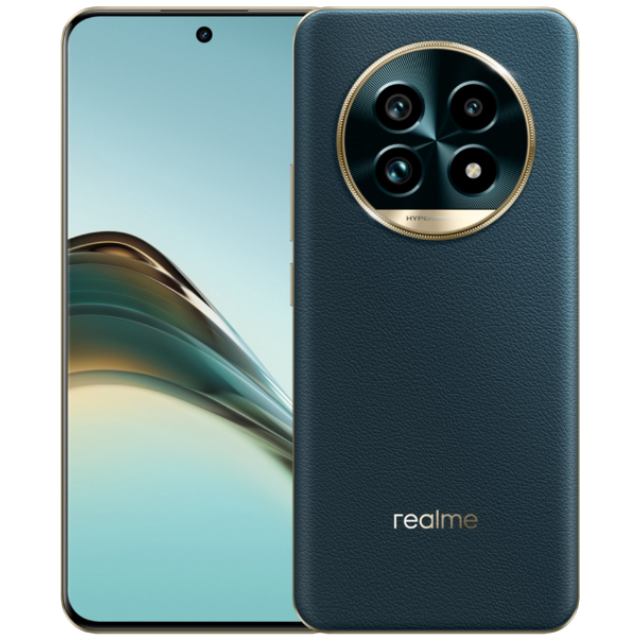 Realme 13 Pro Plus Front and Back Emerald Green