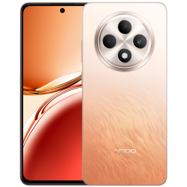 OPPO F27 5G Amber Orange Front and Back