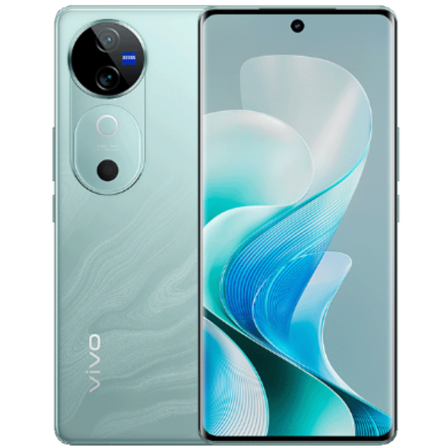 Vivo V40 Pro Front and Back Ganges Blue