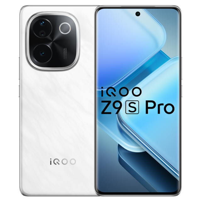 IQOO Z9s Pro 5G Luxe Marble Front and Back