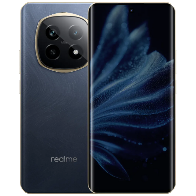 Realme P2 Pro 5G front and back in Eagle Grey