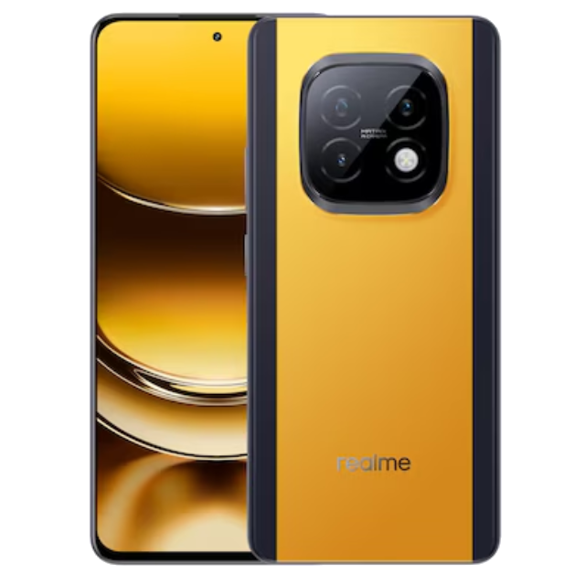 Realme Narzo 70 Turbo Front and Back Yellow 