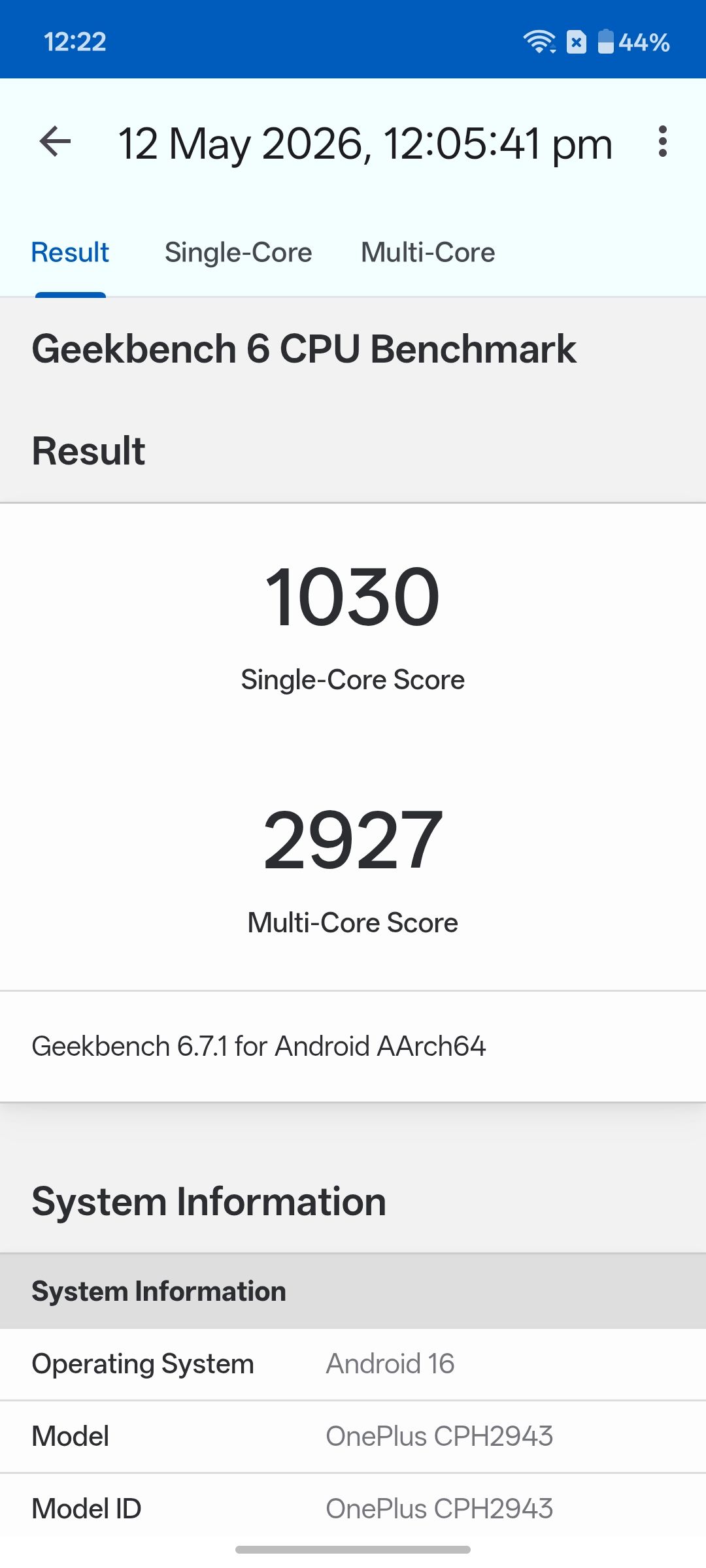 Geekbench 6