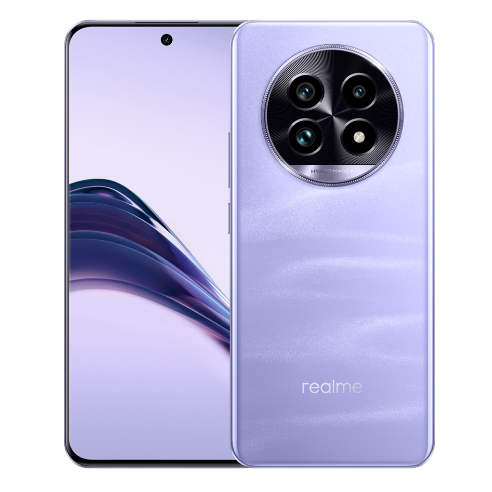 Realme 13 Pro Plus Front and Back Monet Purple