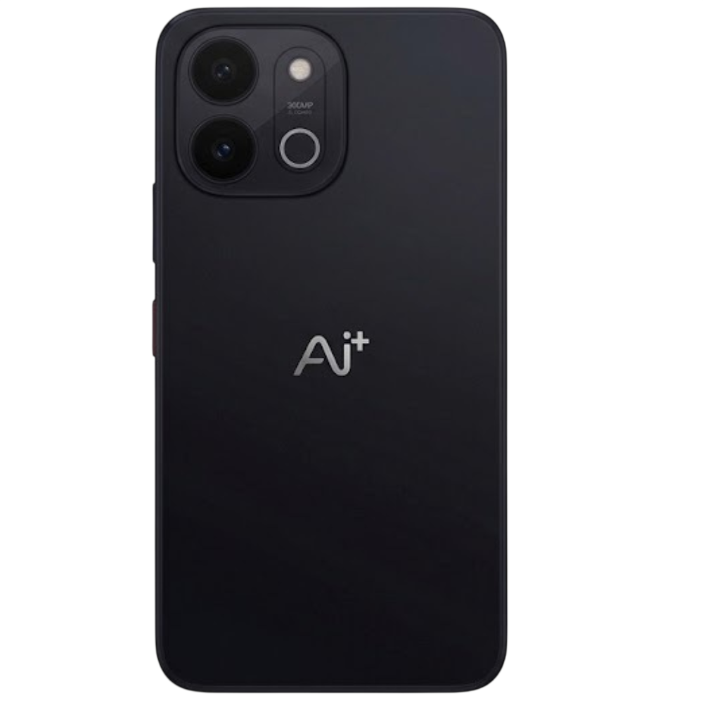 Ai+ Nova 2 Power 5G Midnight Black Back View 