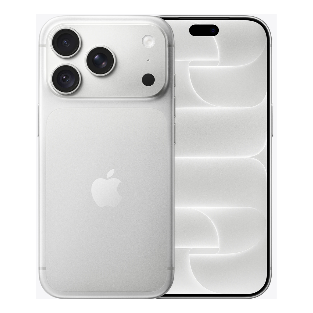 Apple iPhone 18 Pro Silver Front and Back View