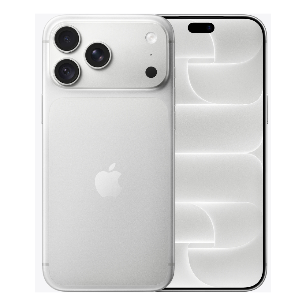 Apple iPhone 18 Pro Max Silver Front and Back View