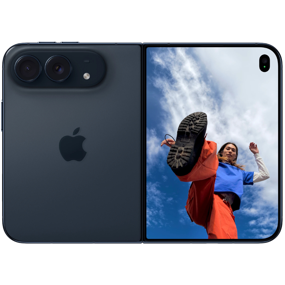 Apple iPhone Fold Night Sky back View