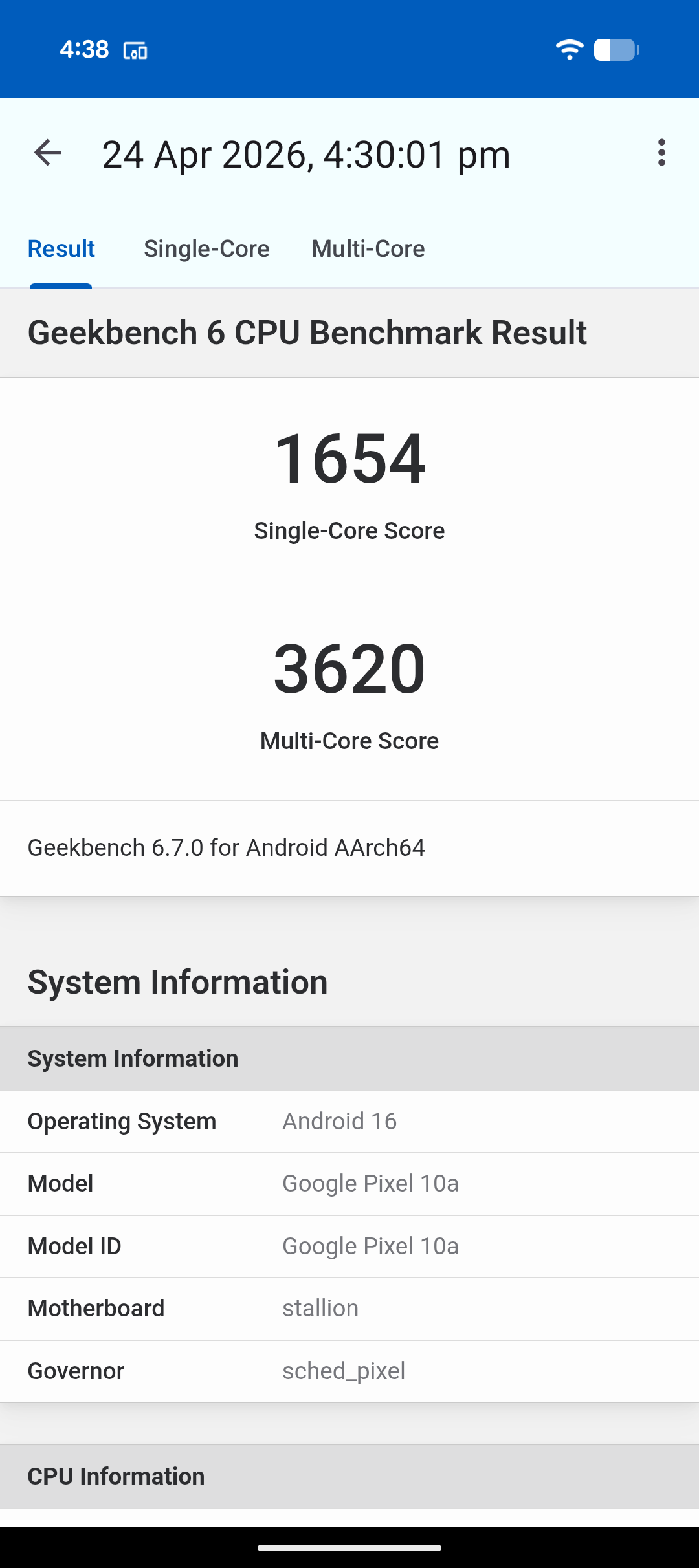 Geekbench 6 Geekbench 6