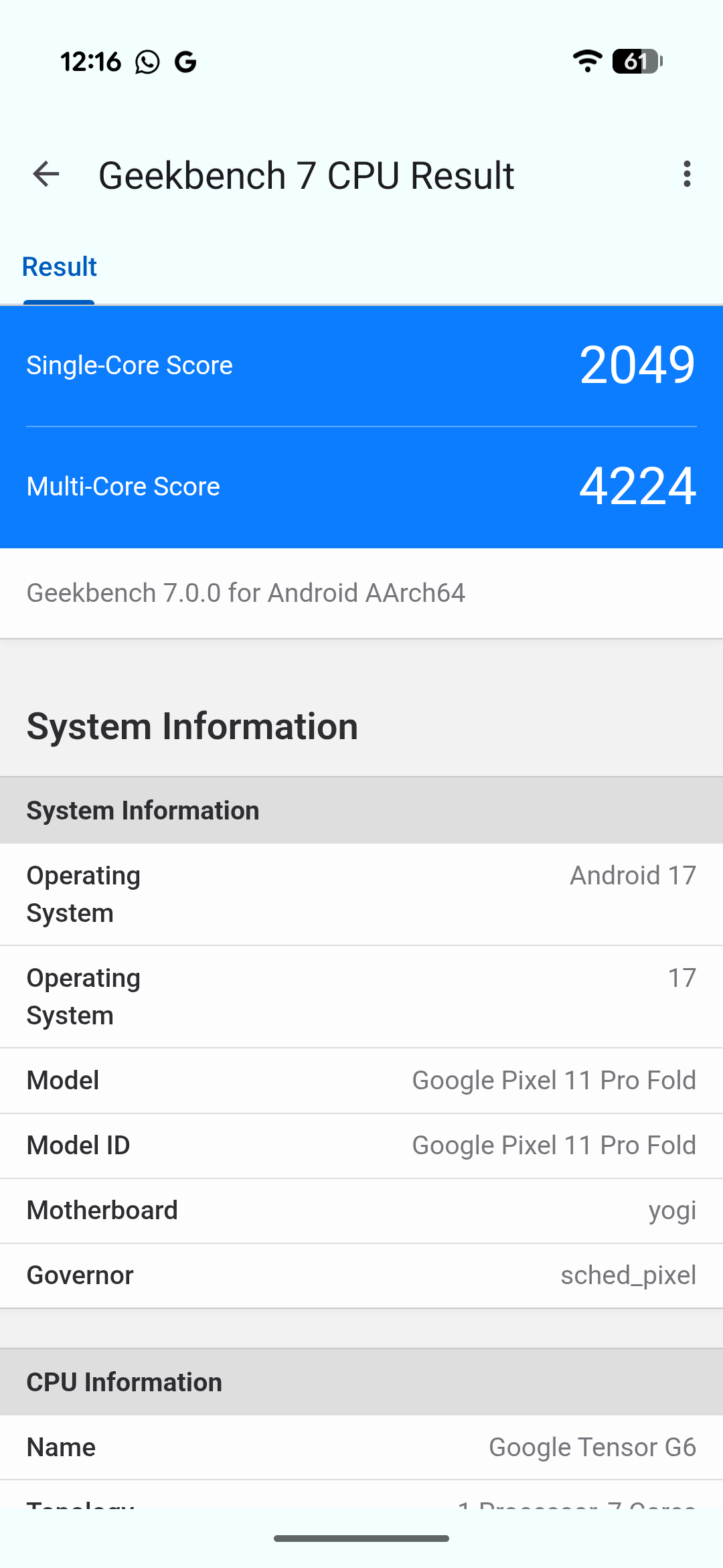Geekbench 7