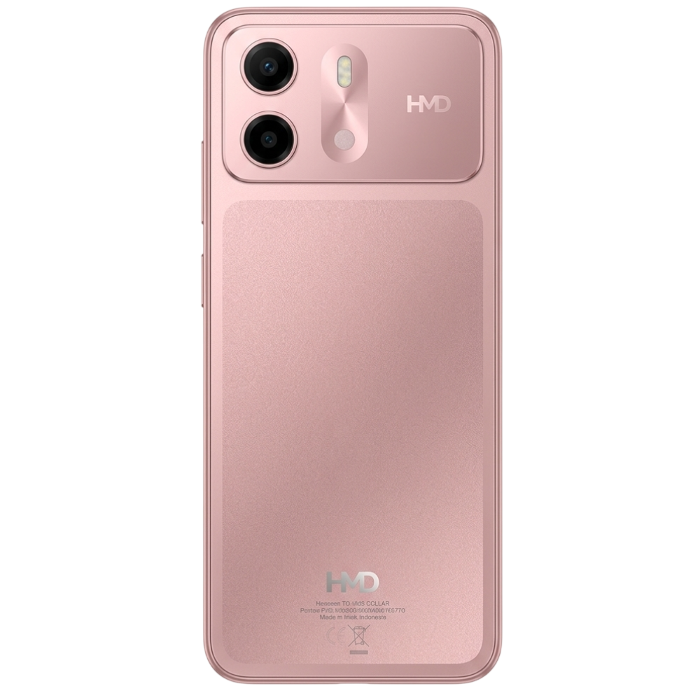HMD Vibe 2 Peach Pink Back View
