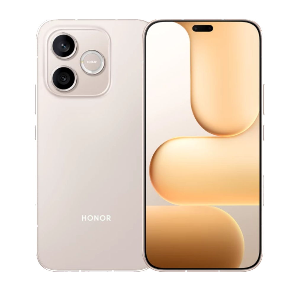 Honor 600e Desert Gold Front and Back