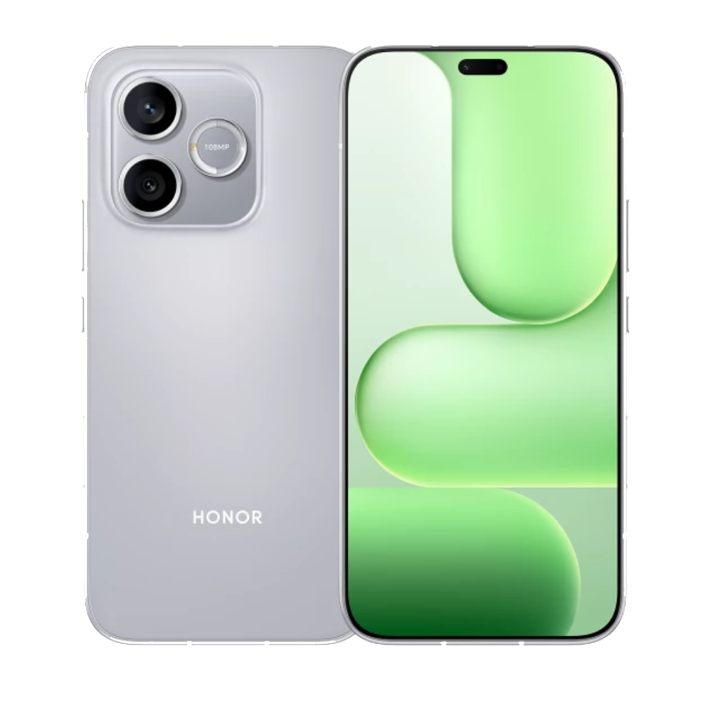 Honor 600e Velvet Gray Front and Back