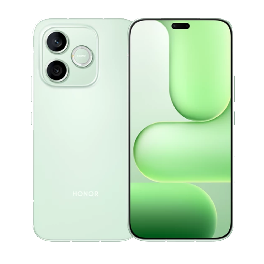 Honor 600e Vital Green Front and Back