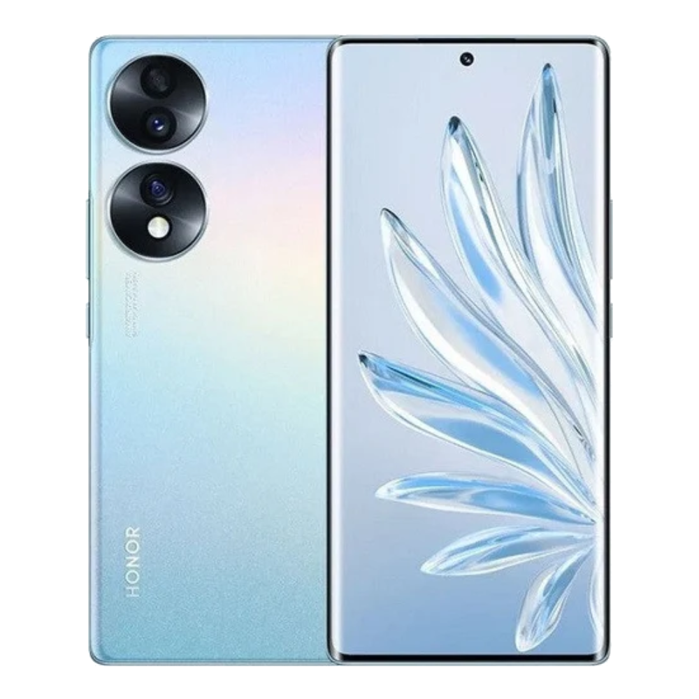 Honor 70 Front and Back Icelandic Frost