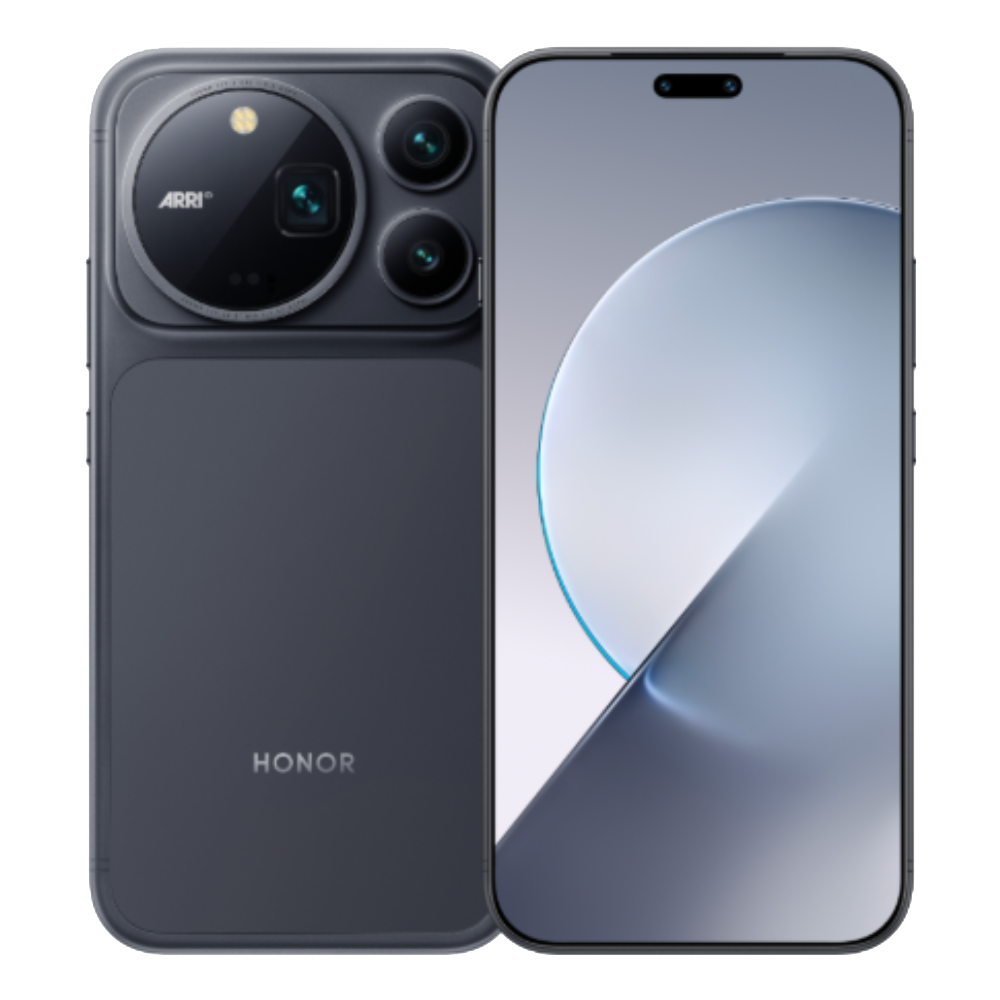 Honor Magic 9 Pro Max Shadow Black Front and Back view