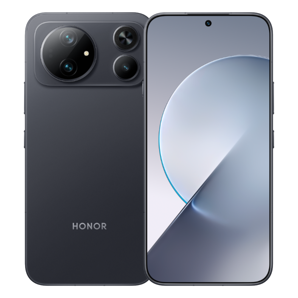 Honor Magic 9 Super Edition Black Curtain Front and Back