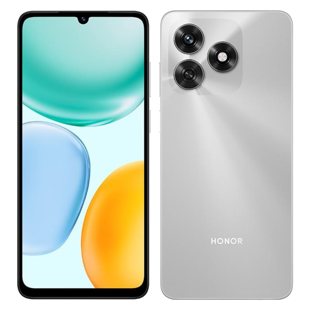 Honor Play 70C Moonlight Silver Front and Back