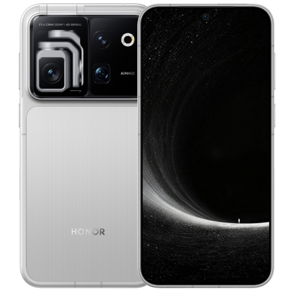 Honor Robot Phone Front Back and Side View 2