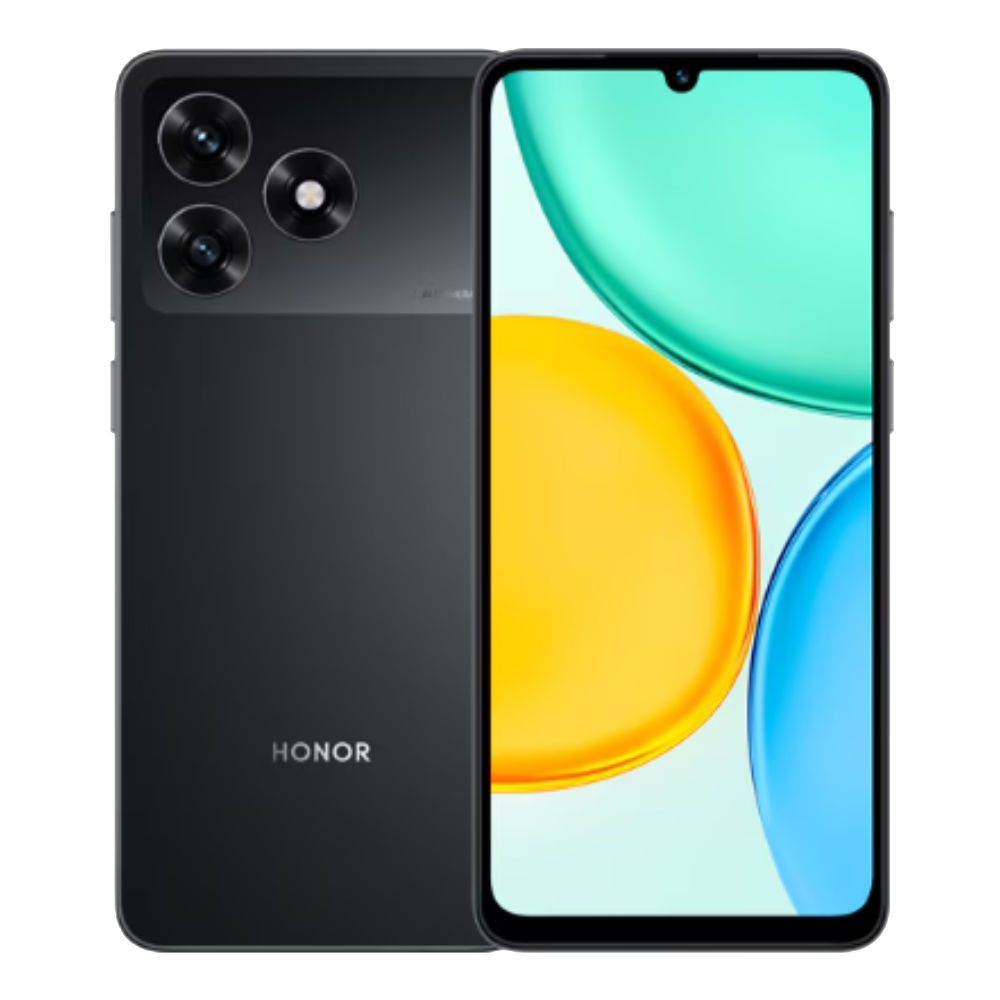 HONOR X5d front and back in Midnight Black
