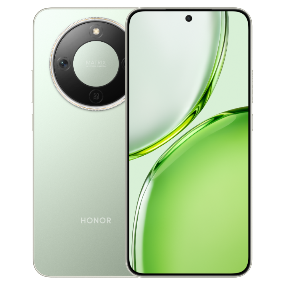 Honor X70 Pro Max Bamboo Green Front and Back