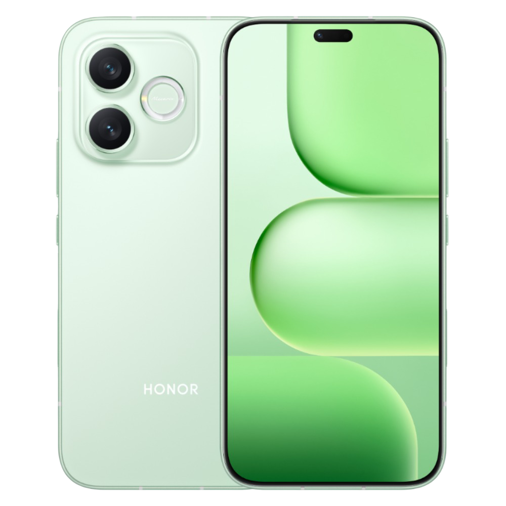 Honor X80i 5G Lime Green Front and Back