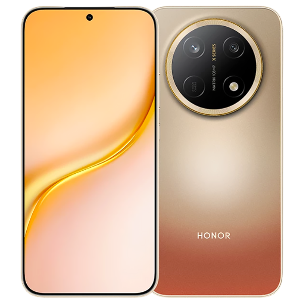 Honor X9e Pro Reddish Brown Front and Back