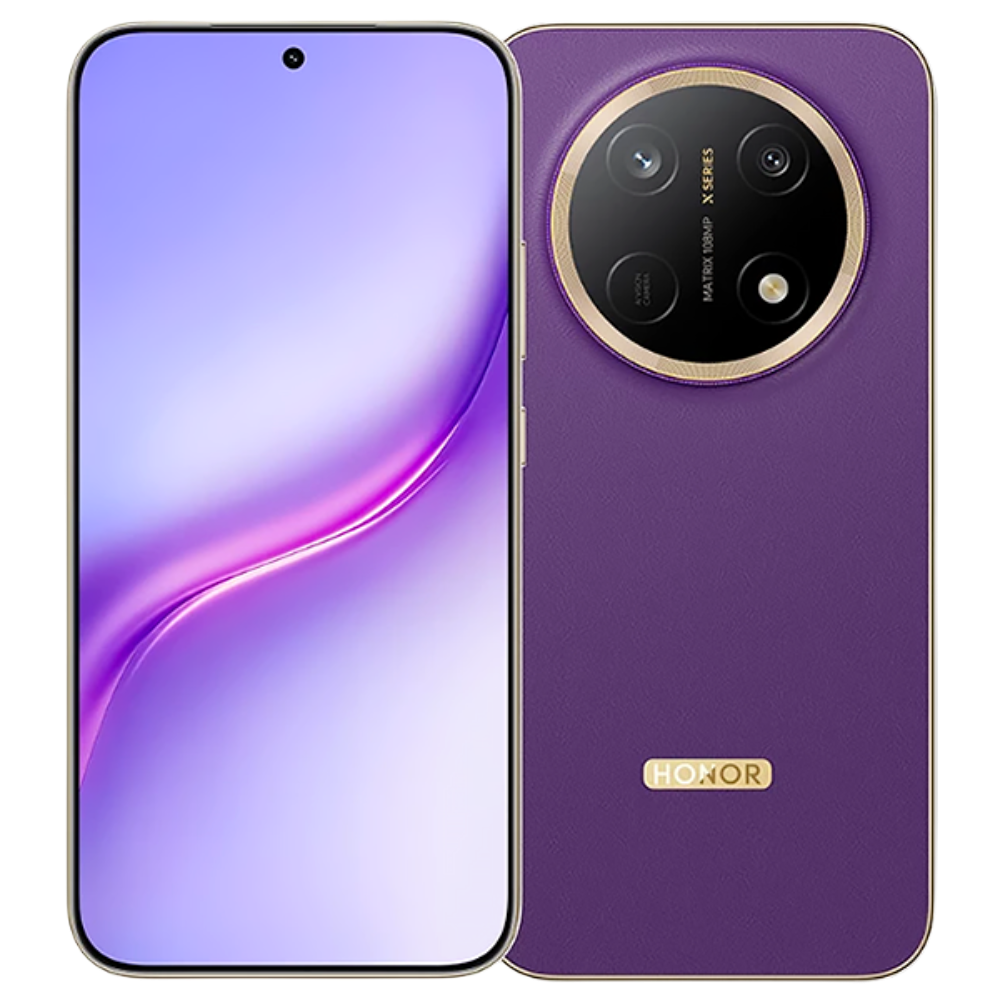 Honor X9e Pro Royal Purple Front and Back