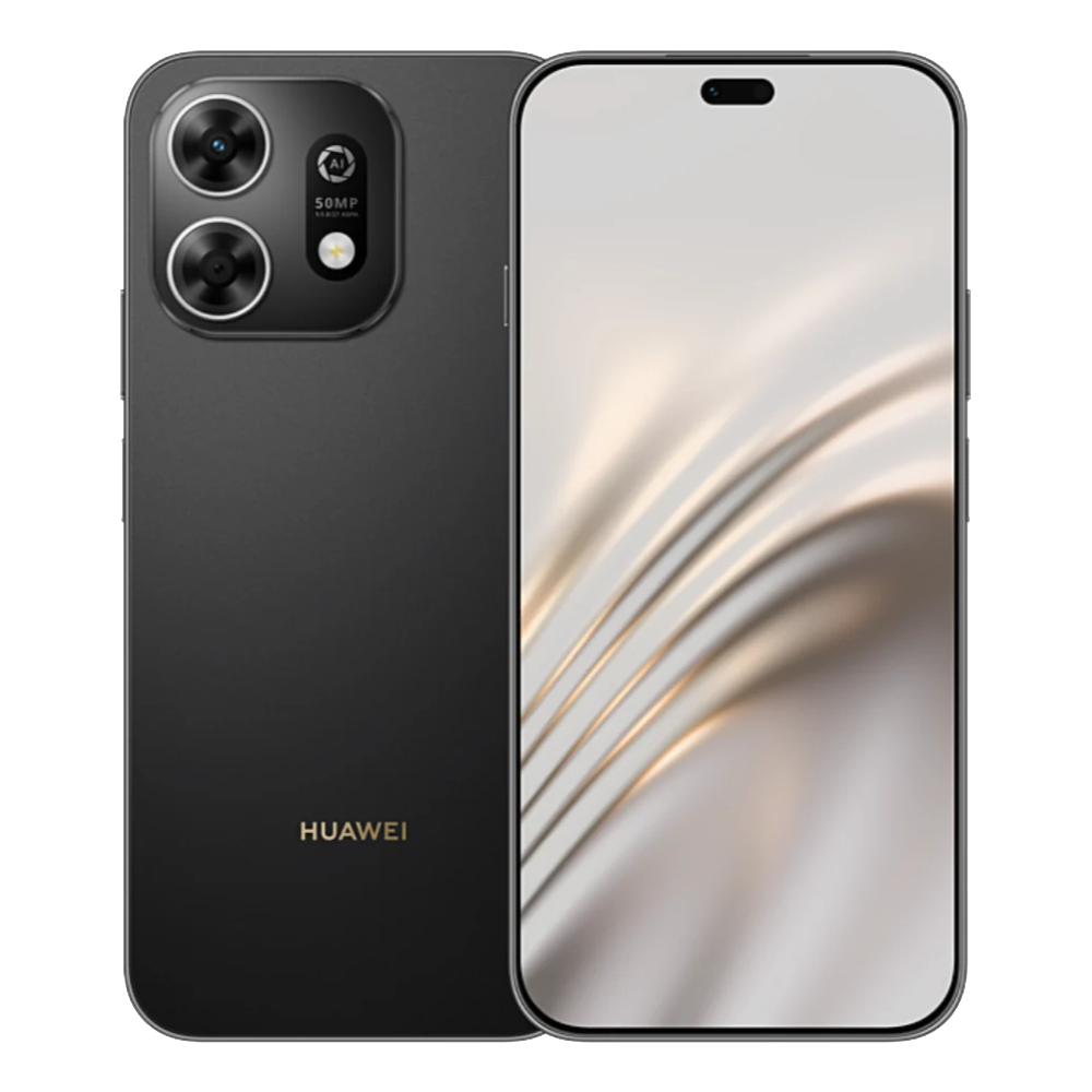 Huawei Enjoy 100 Pro Phantom Black Front and Back View