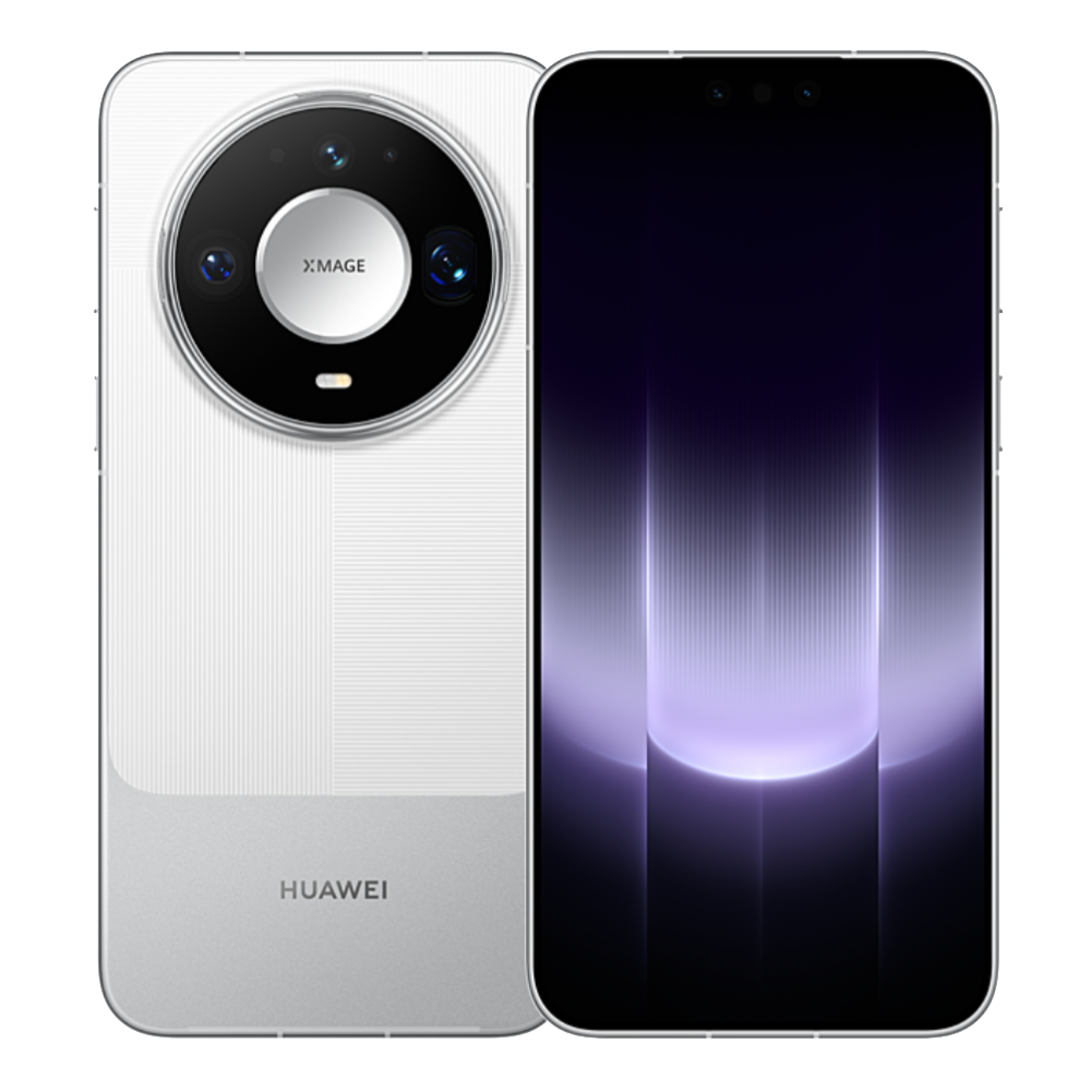 Huawei Mate 90 Pro Max Crystal White Front and Back View