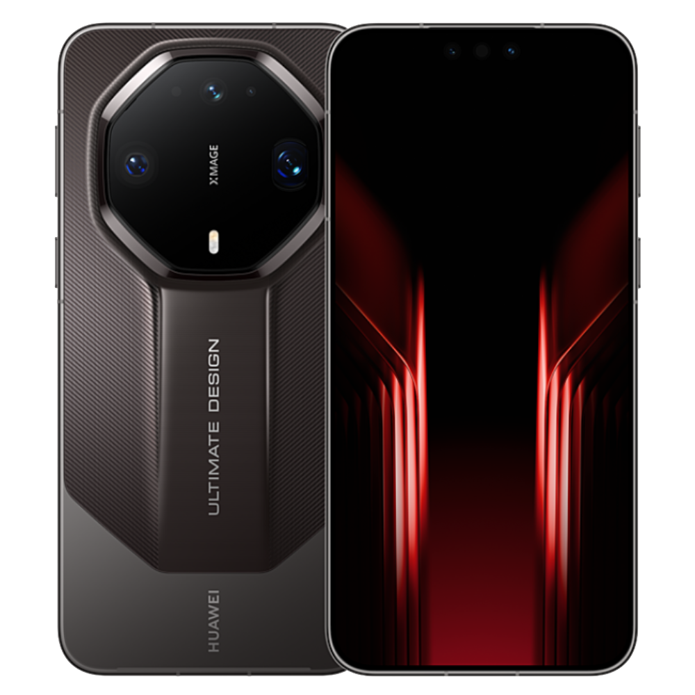 Huawei Mate 90 RS Ultimate Design Dark Black Front and Back