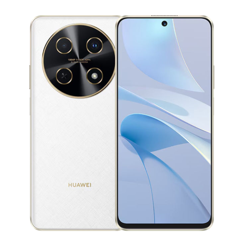 Huawei Nova 13i front and back in White