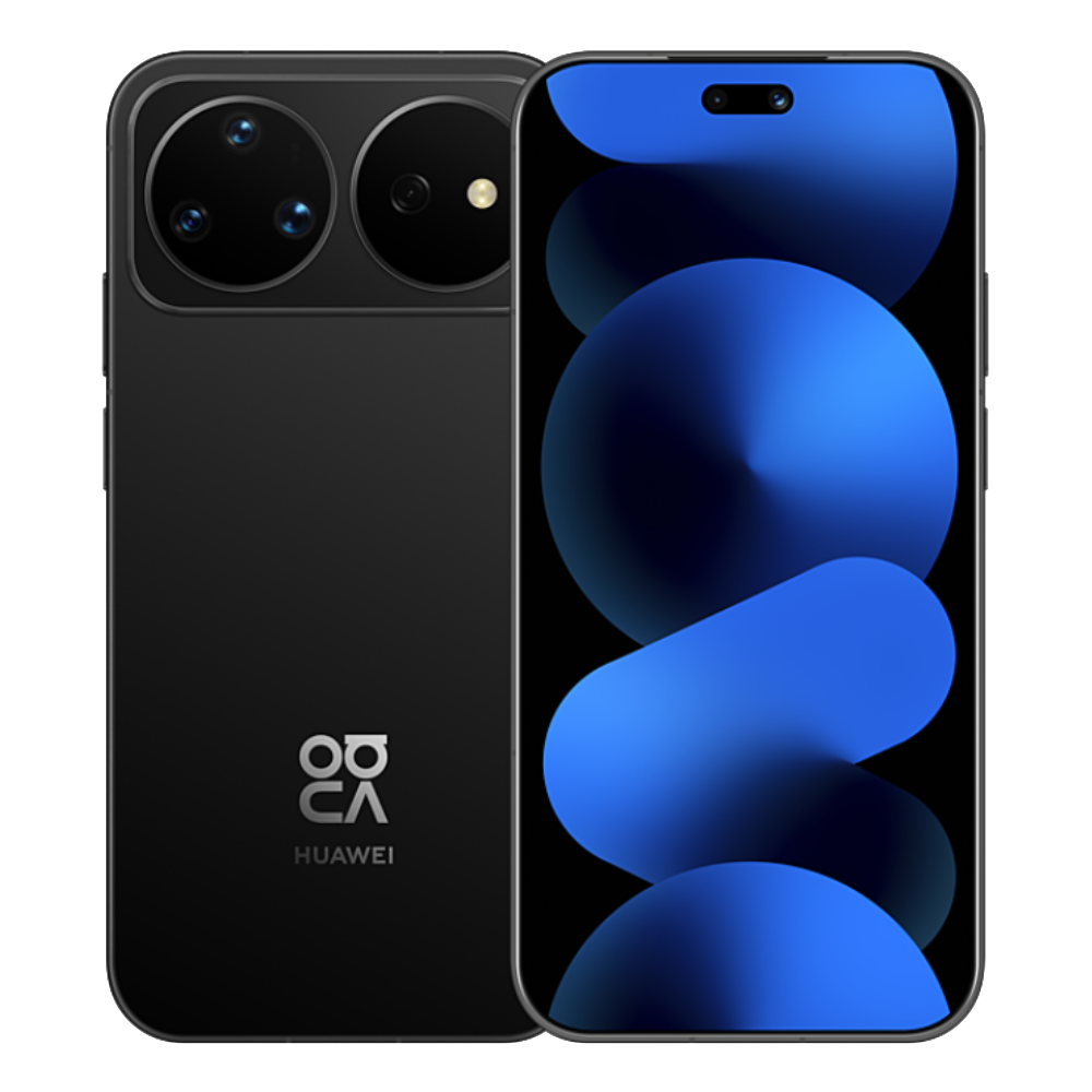 Huawei Nova 16 Pro Front and Back in Starry Black