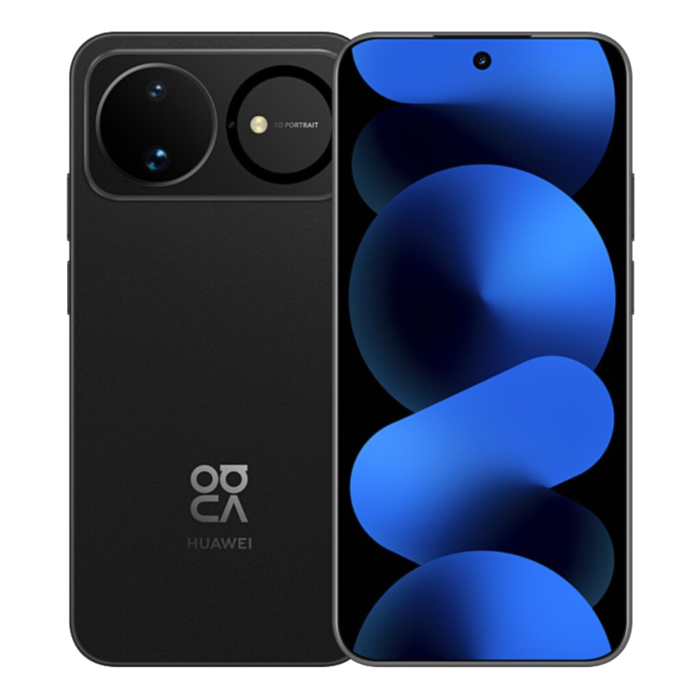 Huawei nova 16s Starry Black Front and Back View
