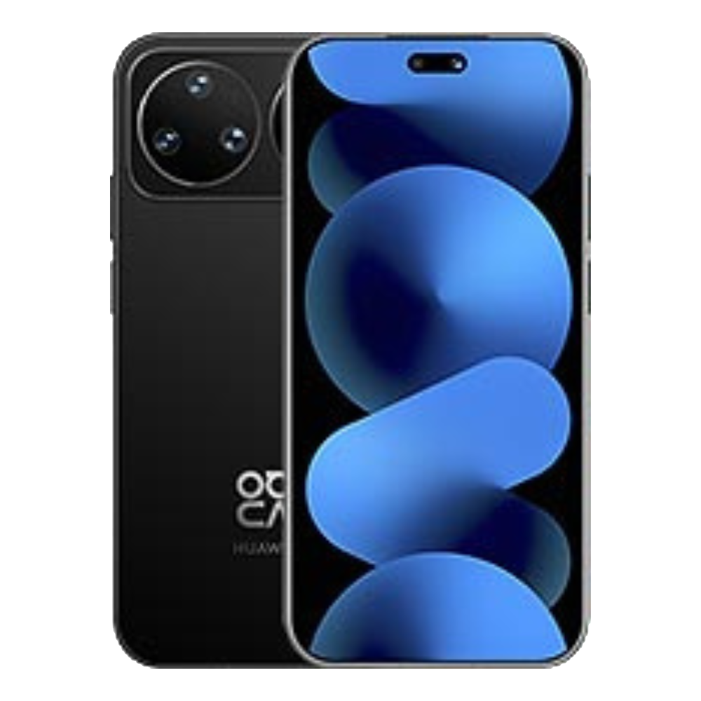 Huawei Nova 16s Pro Starry Black Front and Back View