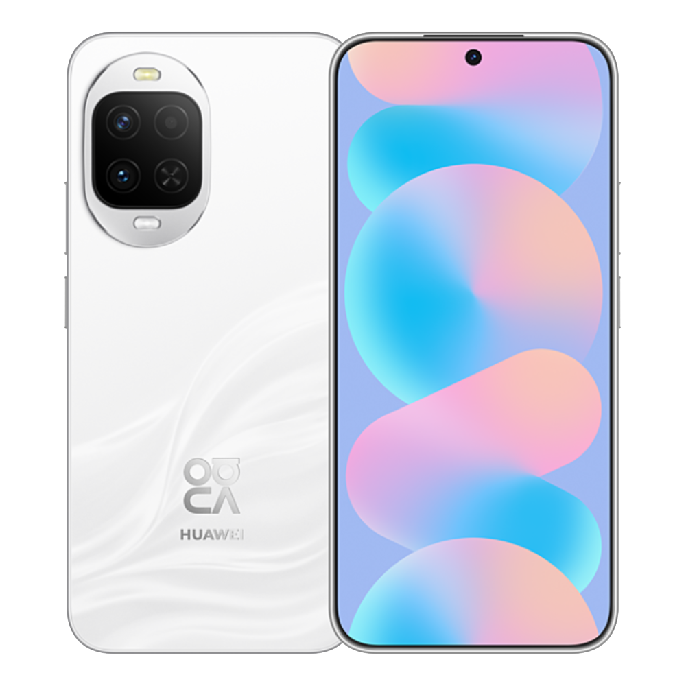 Huawei Nova 16Z Front and Back in White Sky
