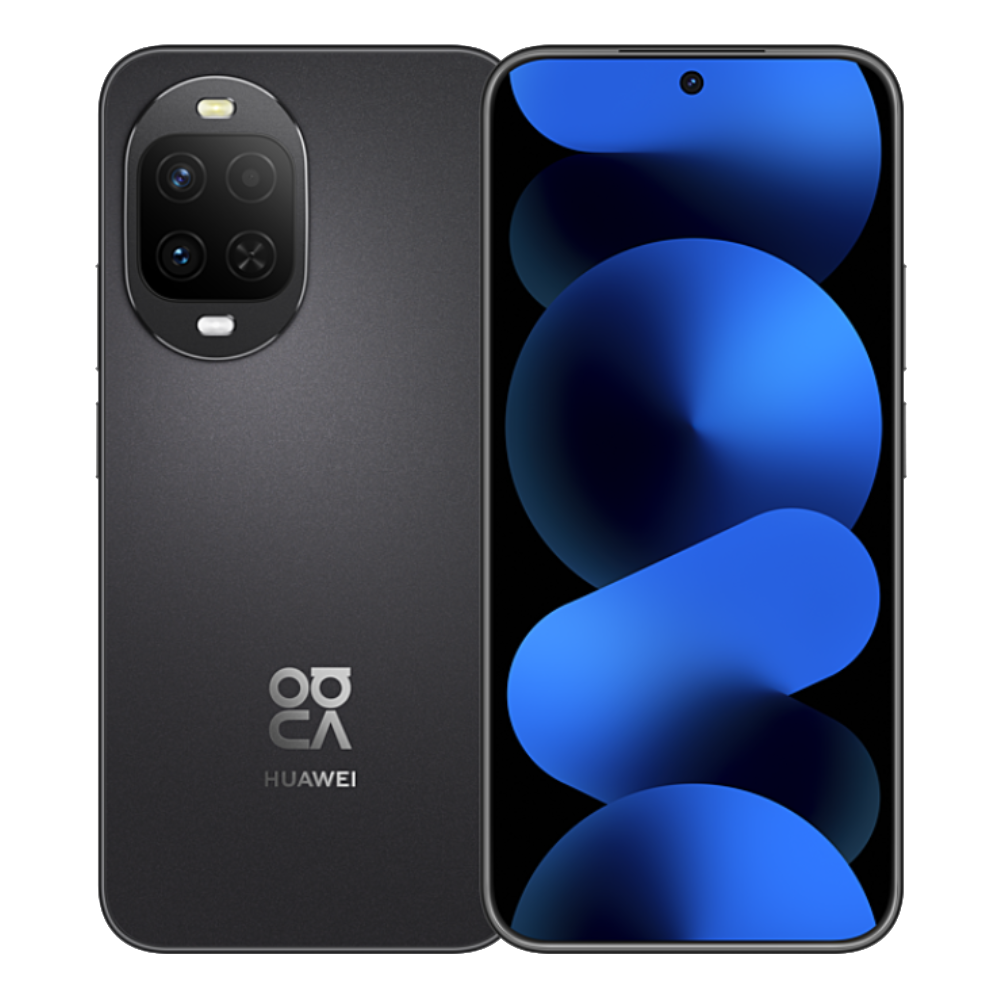 Huawei Nova 16Z Front and Back in Black Starry Sky