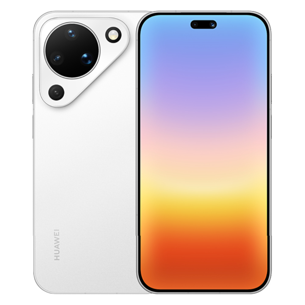 Huawei Pura 90 Snowy White Front and Back