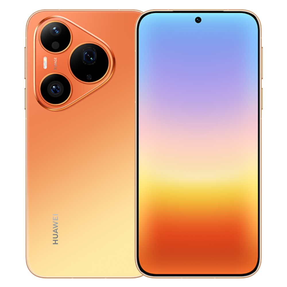 Huawei Pura 90 Pro Orange Soda Front and Back