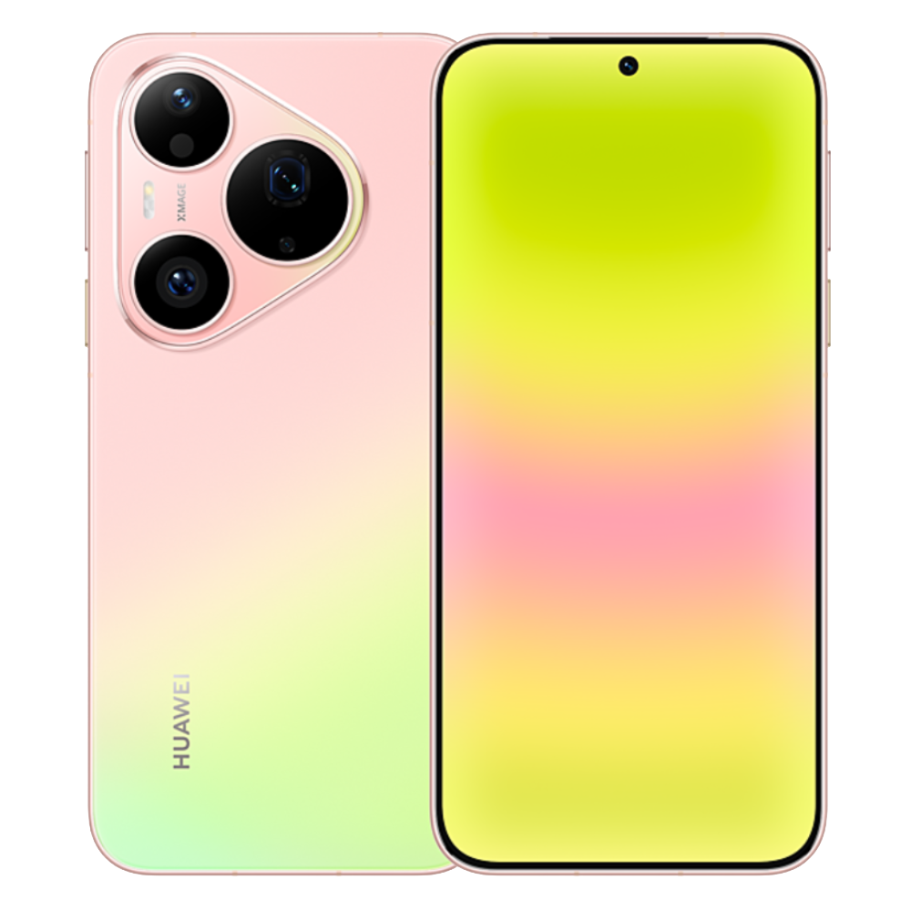 Huawei Pura 90 Pro Pink Guava Front and Back Huawei Pura 90 Pro Pink Guava Front and Back