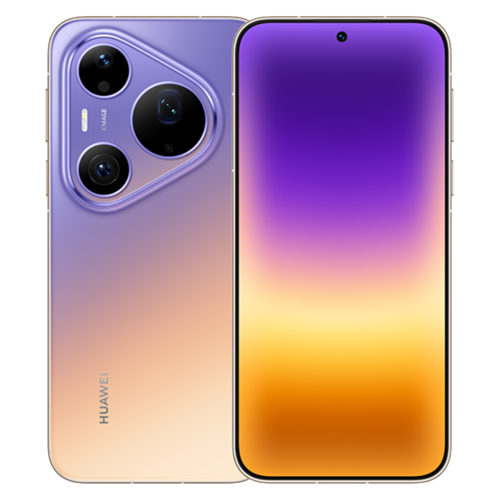 Huawei Pura 90 Pro Max Purple Sunset Front and Back