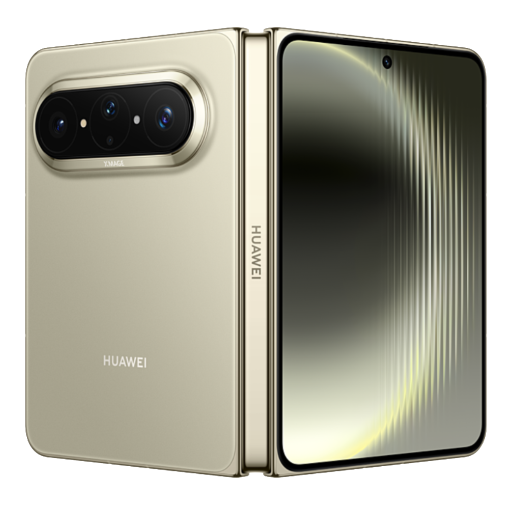 Huawei Pura X Max Olive Gold Back