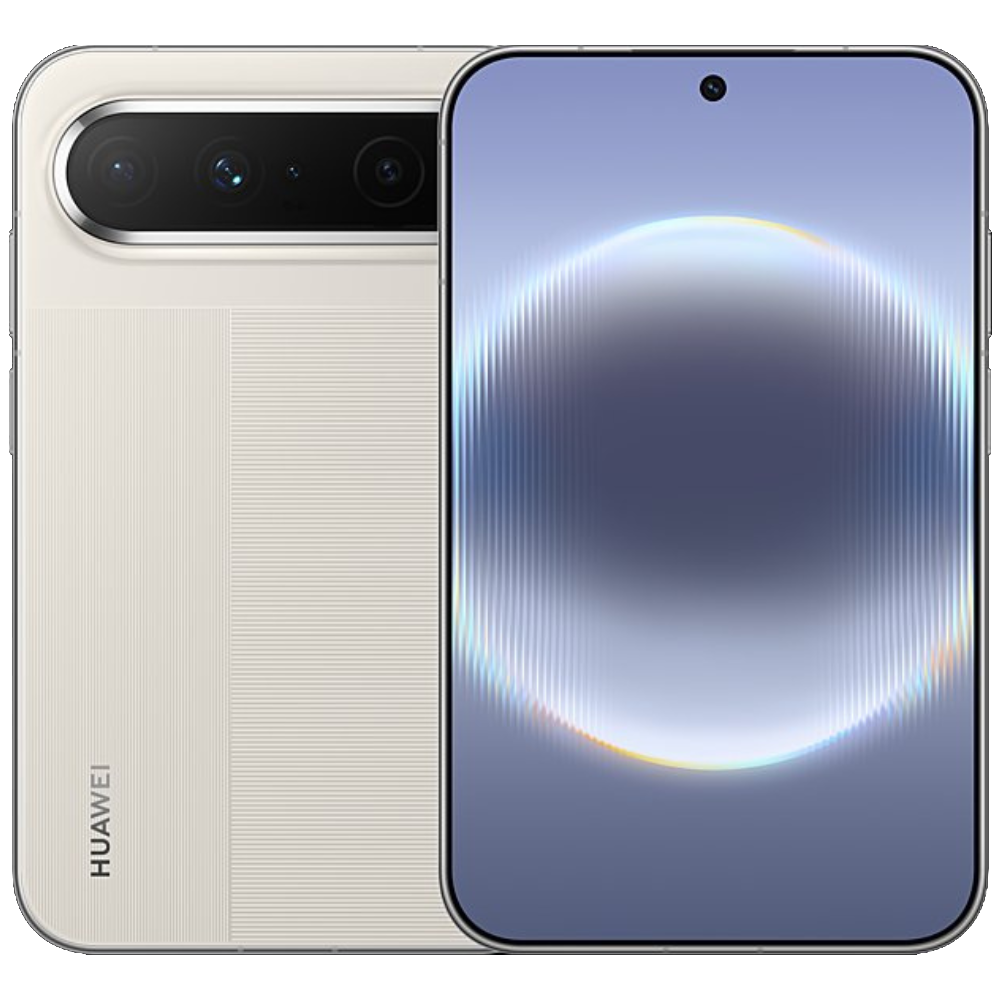 Huawei Pura X View Front and Back in Linen Grey