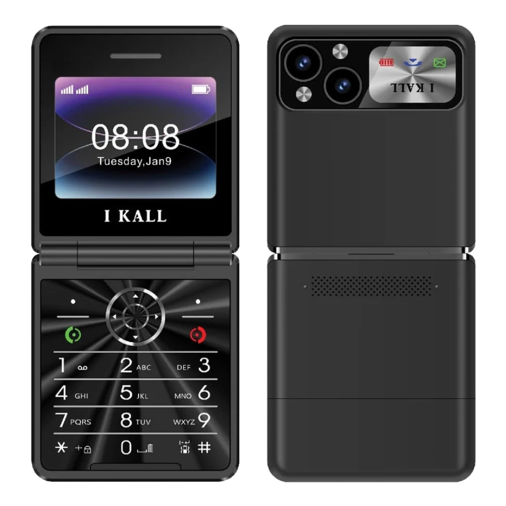 IKALL K42 Black Front and Back