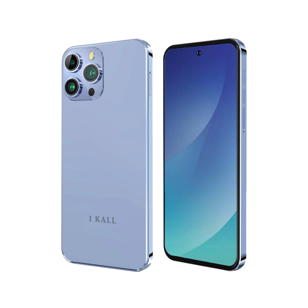 iKALL S2 Pro Flash Blue Front Back 