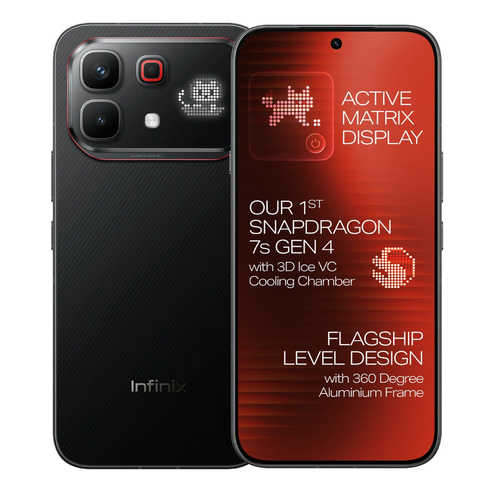 Infinix Note 60 Pro front and back in Pininfarina Edition
