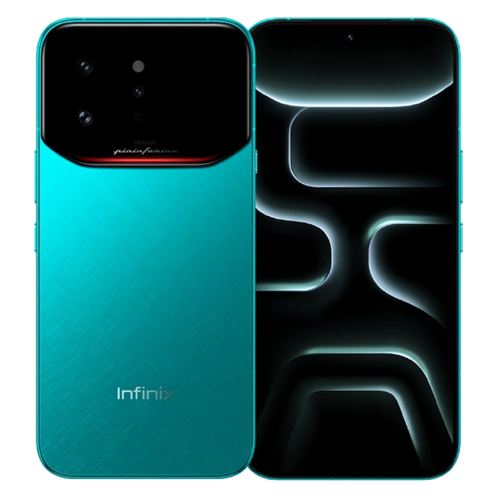 Infinix Note 60 Ultra Amalfi Blue Front and Back