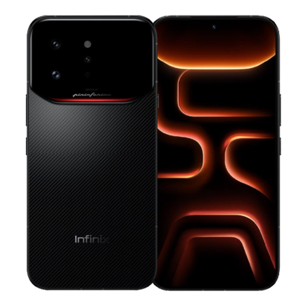 Infinix Note 60 Ultra Torino Black Front and Back