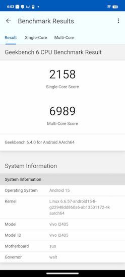 Geekbench 6 Geekbench 6