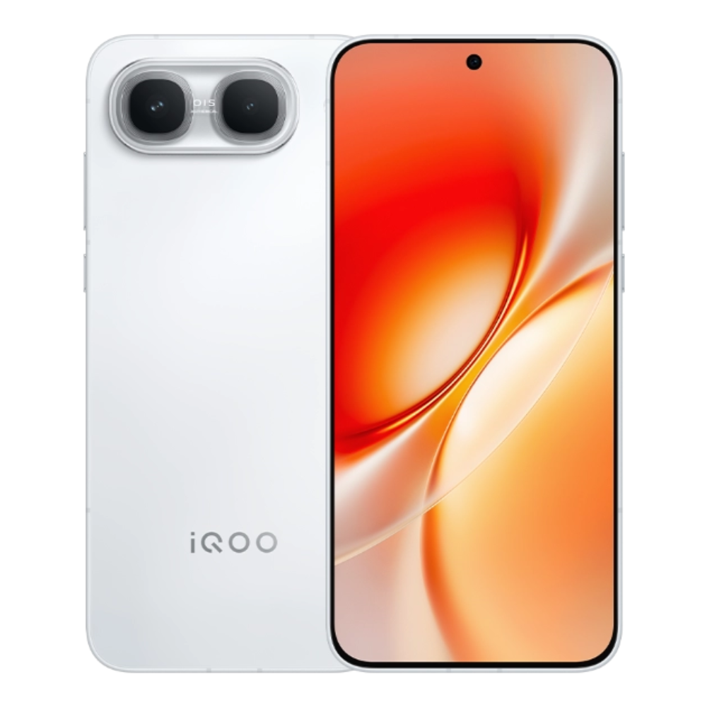 iQOO Neo 11 Ultra Front and Back in Chi Guangbai